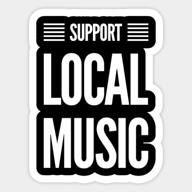 Support Local Music Sticker by Analog Designs